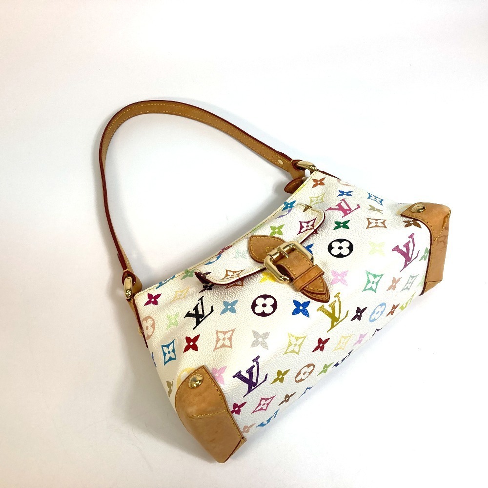 Louis Vuitton Monogram Multicolor Eliza Shoulder Bag White